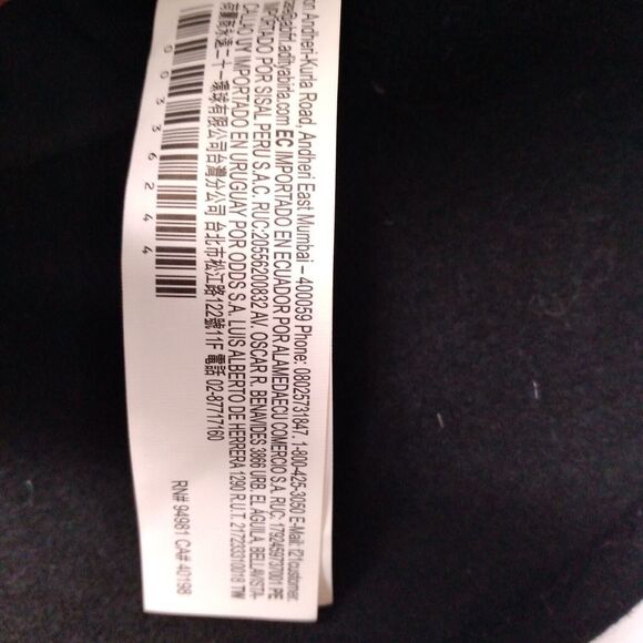 black wool felt fedora hat with black and white braided belt band - Picture 5 of 8